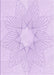 Machine Washable Transitional Bright Lilac Purple Rug, wshpat3356pur