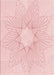 Machine Washable Transitional Pastel Red Pink Rug, wshpat3356rd