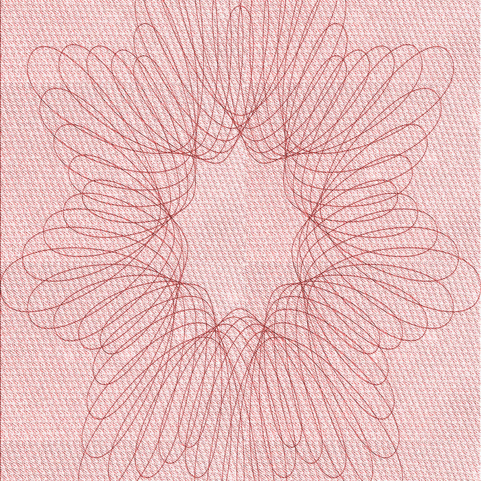 Machine Washable Transitional Pastel Red Pink Rug, wshpat3356rd