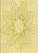Patterned Sun Yellow Rug, pat3356yw