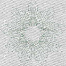 Sideview of Machine Washable Transitional Dark Gray Rug, wshpat3356