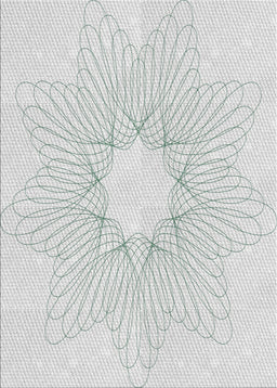 Patterned Dark Gray Novelty Rug, pat3356