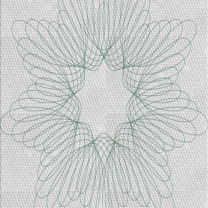 Patterned Dark Gray Novelty Rug, pat3356