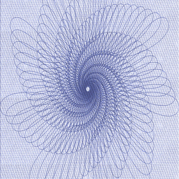 Patterned Lavender Blue Rug, pat3357blu