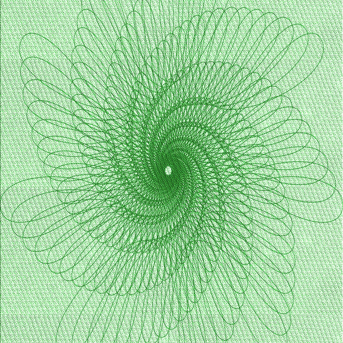 Patterned Mint Green Rug, pat3357grn