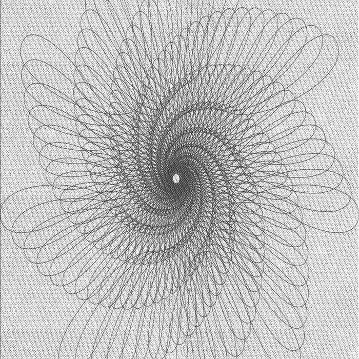 Patterned Platinum Gray Rug, pat3357gry