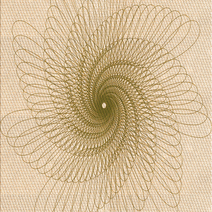 Patterned Navajo White Gold Rug, pat3357org