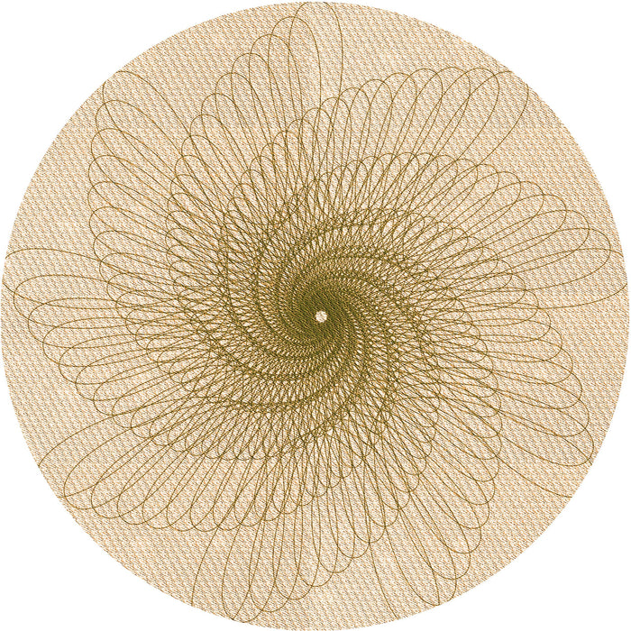 Square Machine Washable Transitional Navajo White Gold Rug in a Living Room, wshpat3357org