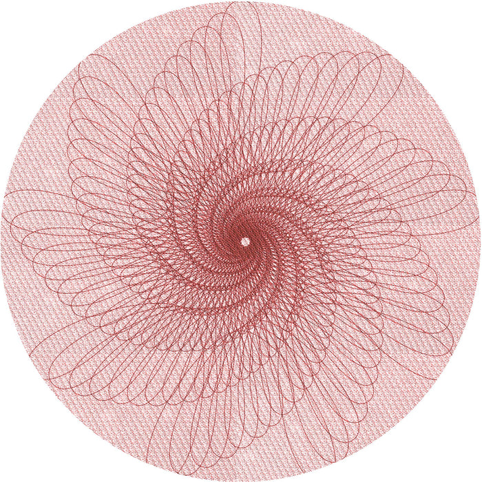 Square Patterned Pastel Red Pink Rug, pat3357rd