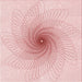 Round Patterned Pastel Red Pink Rug, pat3357rd