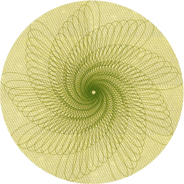 Square Patterned Sun Yellow Rug, pat3357yw