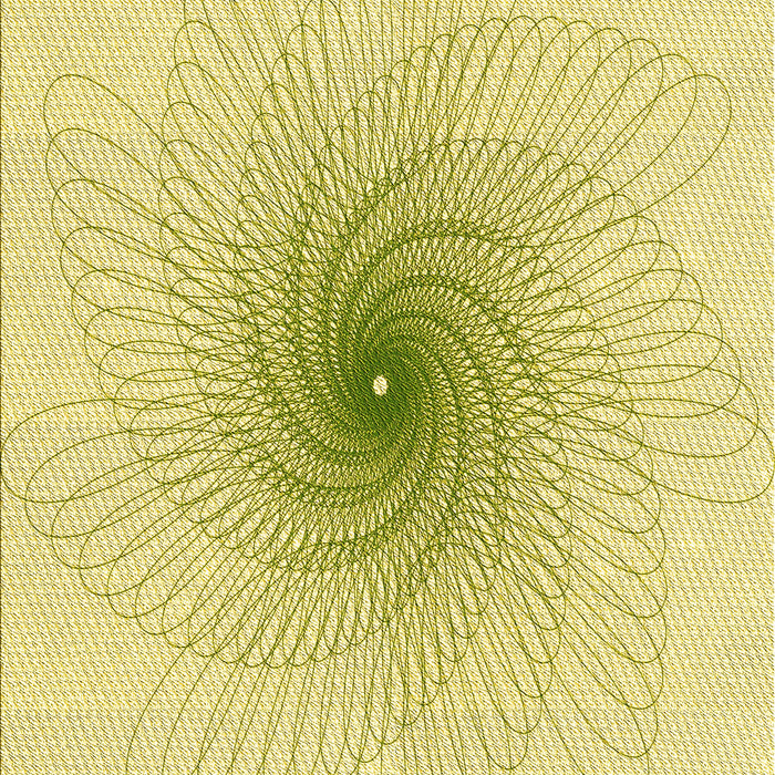 Patterned Sun Yellow Rug, pat3357yw