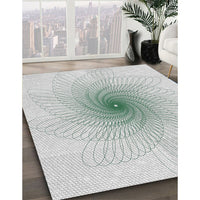 Patterned Off-White Novelty Rug, pat3357