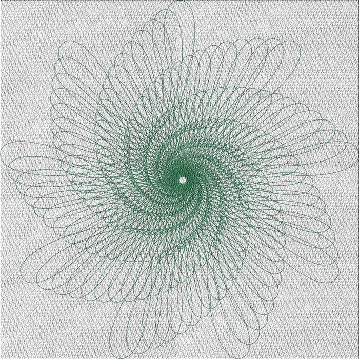 Sideview of Machine Washable Transitional White Smoke Rug, wshpat3357