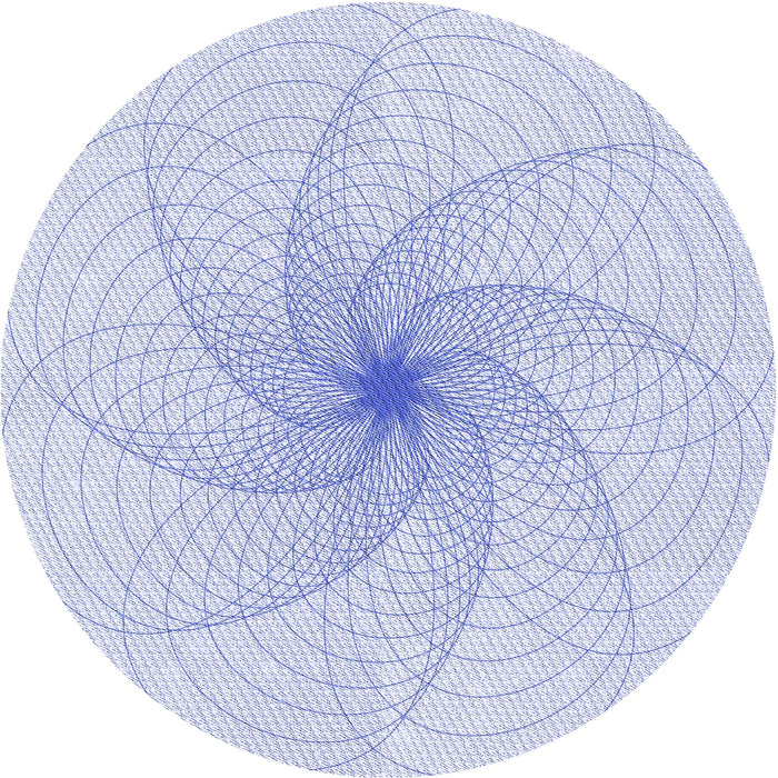 Square Patterned Lavender Blue Rug, pat3358blu