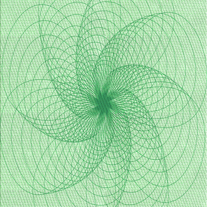 Patterned Mint Green Rug, pat3358grn