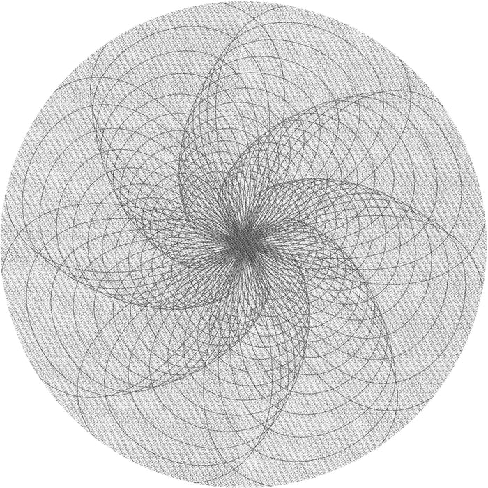 Square Patterned Platinum Gray Rug, pat3358gry