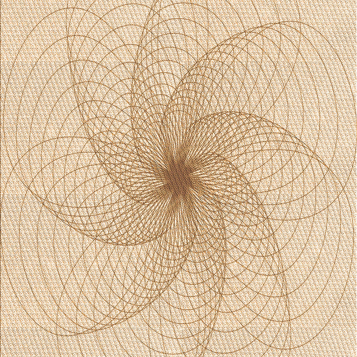 Patterned Brown Sand Brown Rug, pat3358org