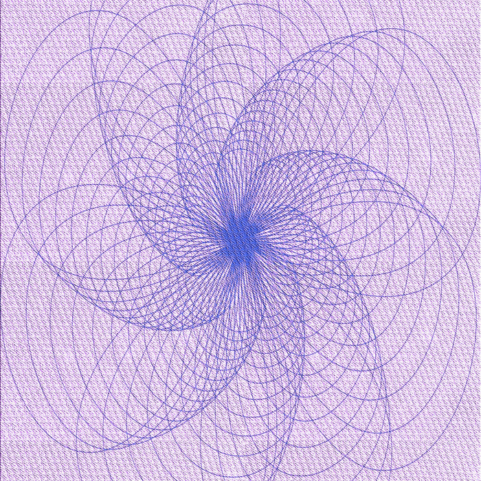 Machine Washable Transitional Bright Lilac Purple Rug, wshpat3358pur