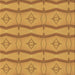 Round Patterned Sedona Brown Rug, pat336brn