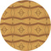 Square Patterned Sedona Brown Rug, pat336brn