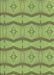 Patterned Olive Green Rug, pat336lblu