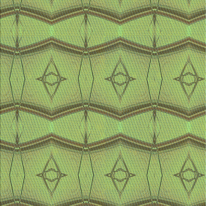 Machine Washable Transitional Olive Green Rug, wshpat336lblu