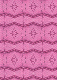 Machine Washable Transitional Deep Pink Rug, wshpat336pur