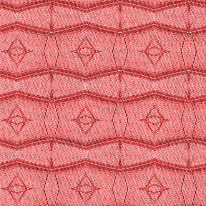 Round Machine Washable Transitional Ruby Red Rug, wshpat336rd