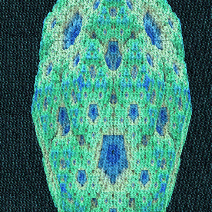 Machine Washable Transitional Deep Teal Green Rug, wshpat3360lblu