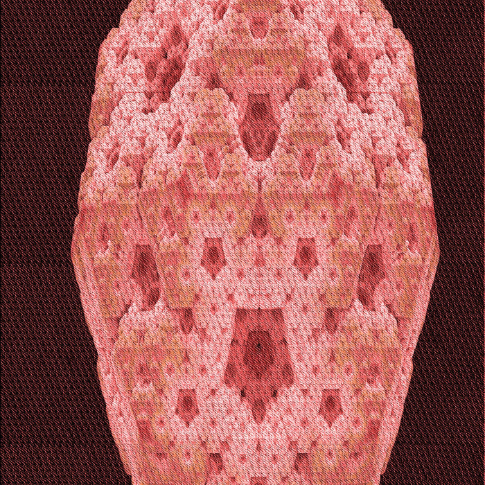 Patterned Red Rug, pat3360rd