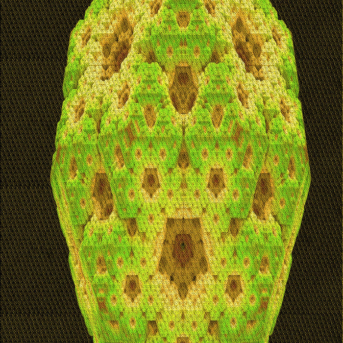 Patterned Pistachio Green Rug, pat3360yw