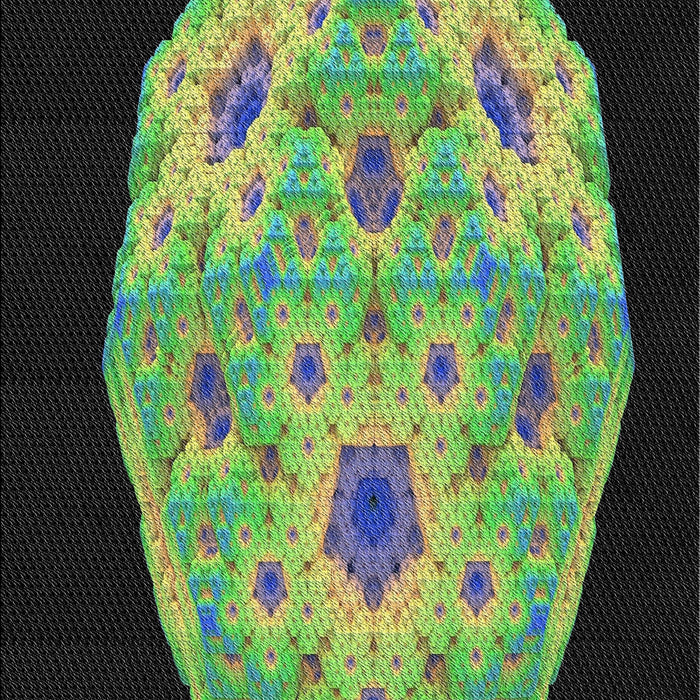 Patterned Mid Gray Novelty Rug, pat3360