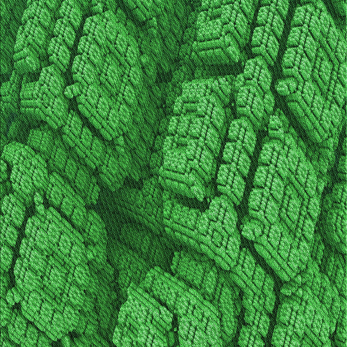 Patterned Green Rug, pat3361grn