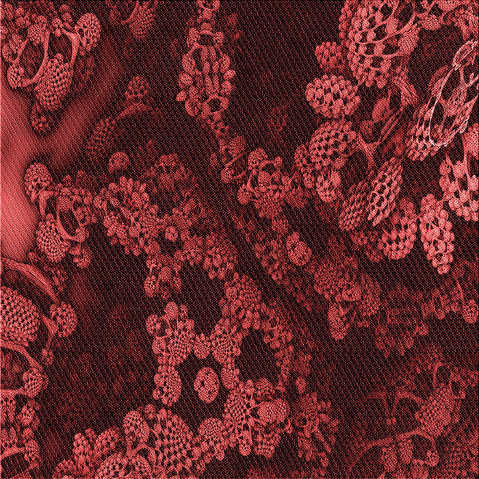 Round Patterned Maroon Red Rug, pat3362rd