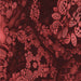 Round Patterned Maroon Red Rug, pat3362rd