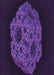 Machine Washable Transitional Deep Purple Rug, wshpat3363pur