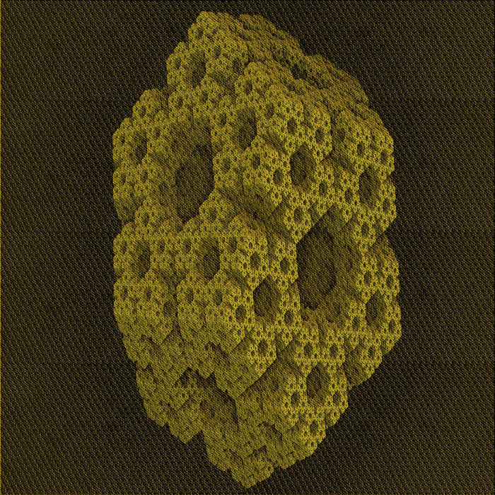 Round Patterned Oak Brown Rug, pat3363yw