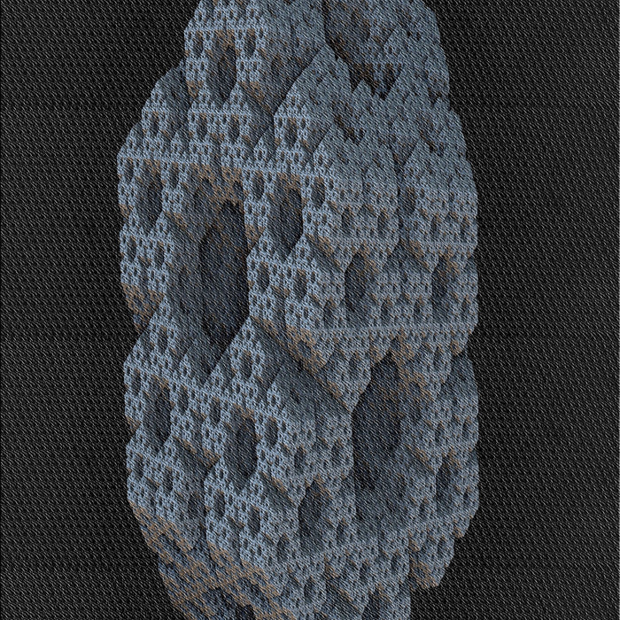 Patterned Black Novelty Rug, pat3363