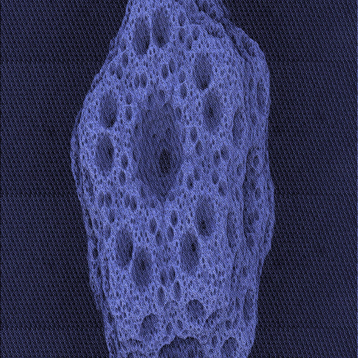 Patterned Night Blue Rug, pat3364blu