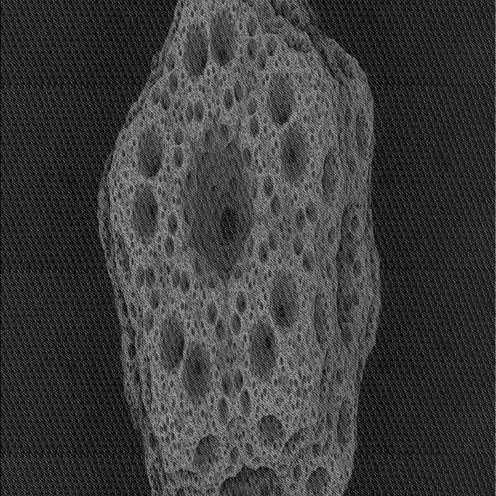 Patterned Midnight Gray Rug, pat3364gry