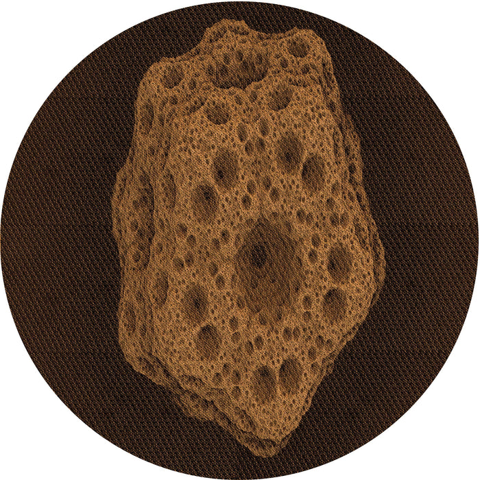 Square Machine Washable Transitional Mahogany Brown Rug in a Living Room, wshpat3364org