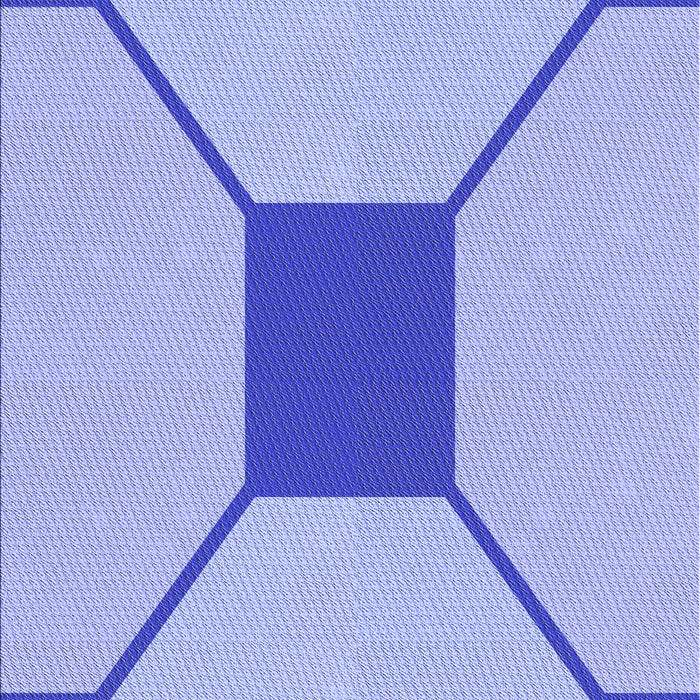 Machine Washable Transitional Light Slate Blue Rug, wshpat3365blu