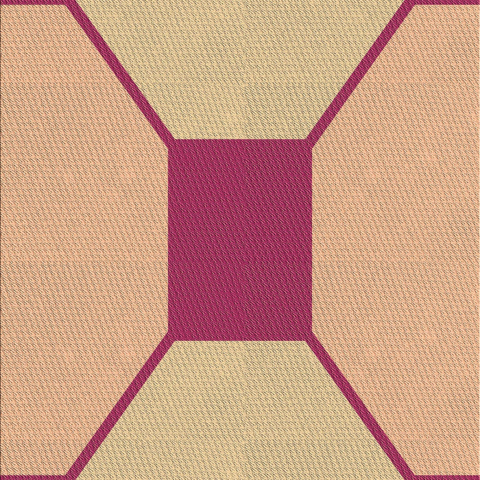 Patterned Orange Rug, pat3365brn