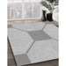 Patterned Gray Rug in Family Room, pat3365gry