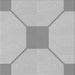 Round Patterned Gray Rug, pat3365gry