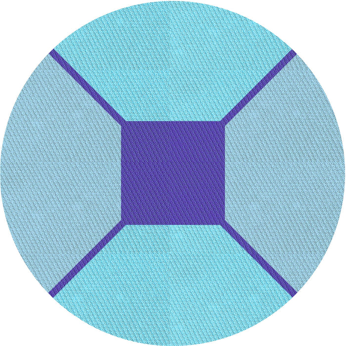 Square Machine Washable Transitional Blue Rug in a Living Room, wshpat3365lblu