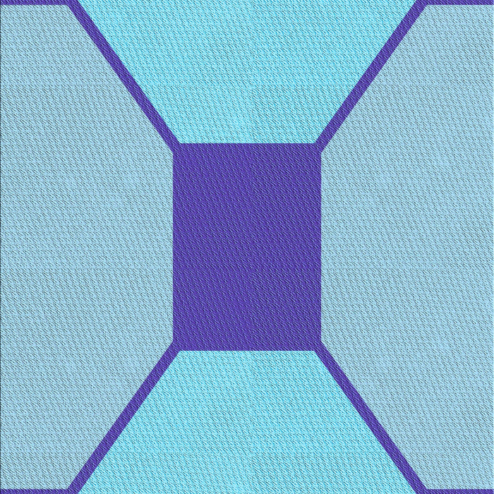 Patterned Blue Rug, pat3365lblu