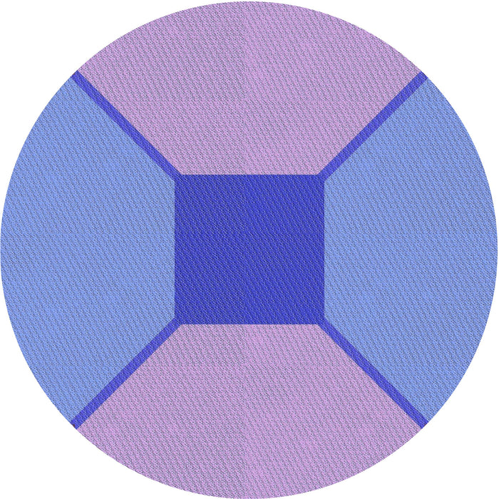 Square Patterned Purple Mimosa Purple Rug, pat3366blu