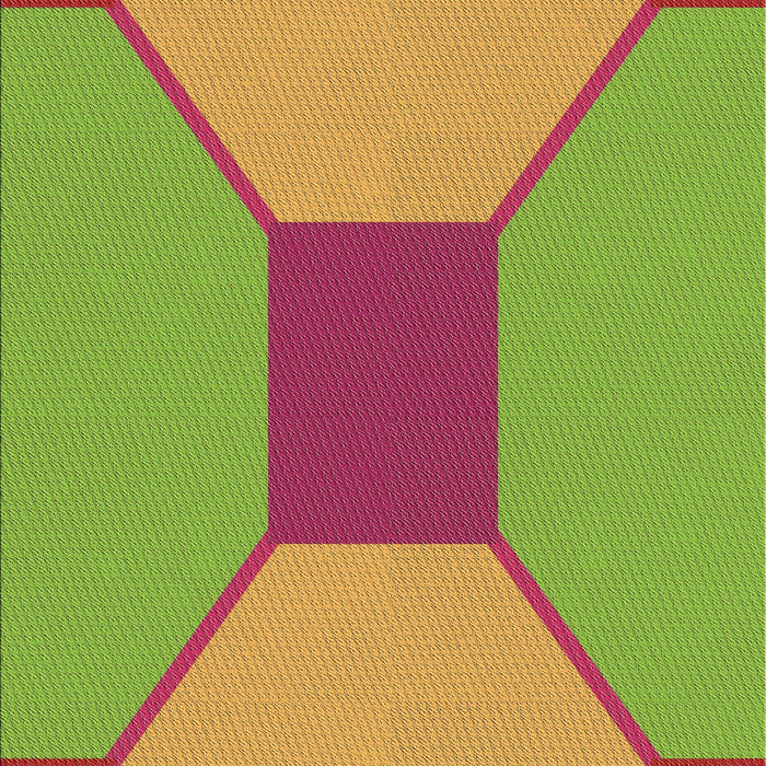 Patterned Pistachio Green Rug, pat3366brn